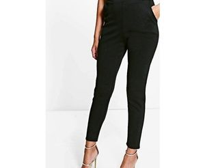 Black Super Stretch Skinny Trousers